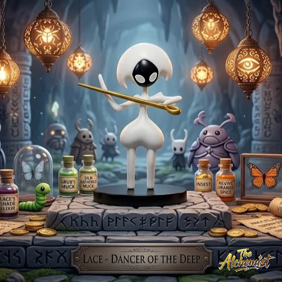 Action Figure Hollow Knight Silk Song Lace - TA - Mainan Action Figur Lace - The Alchemist