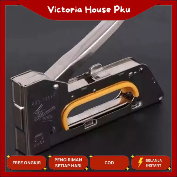 VHP - Alat Staples Tembak Kertas Kayu Jok Motor Gun Tacker Steples Hekter Stapler Tembak Guntacker