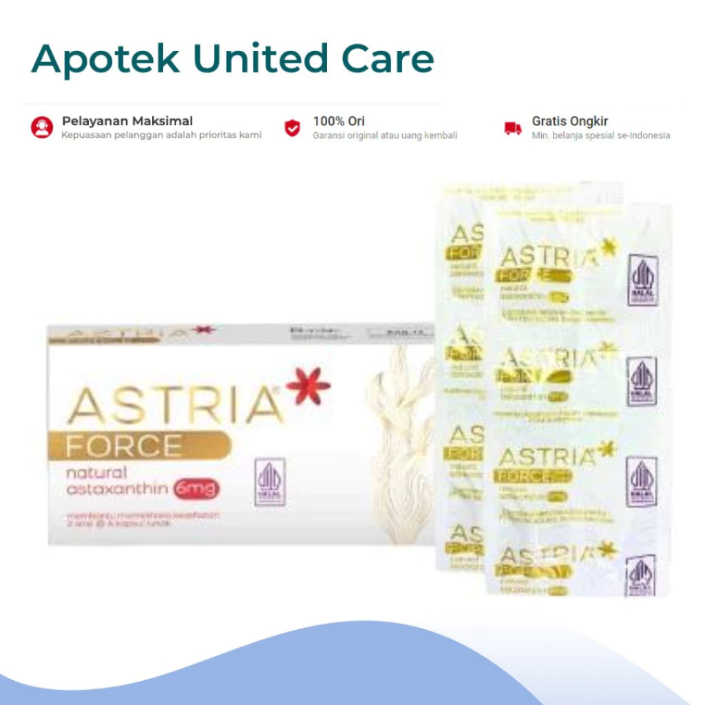 ASTRIA FORCE ASTAXANTHIN 6MG