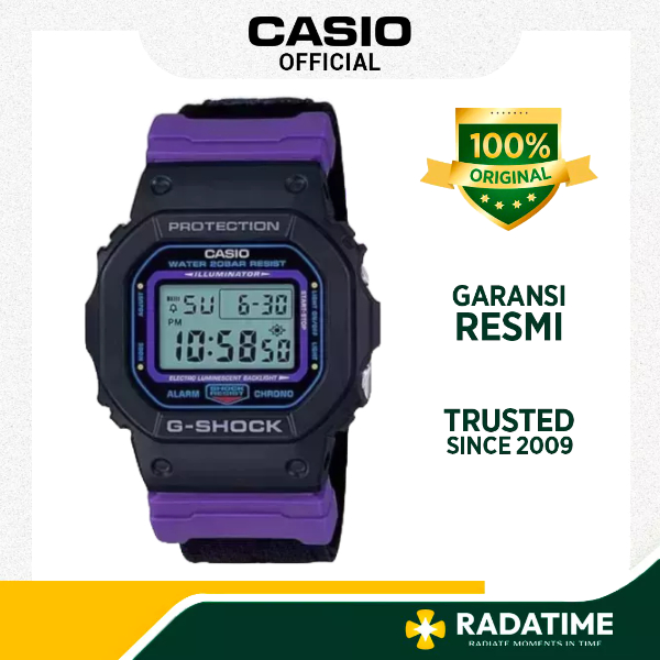 Jam Tangan Pria Casio G-Shock Special Color Models 100% Original Canvas DW-5600THS-1DR