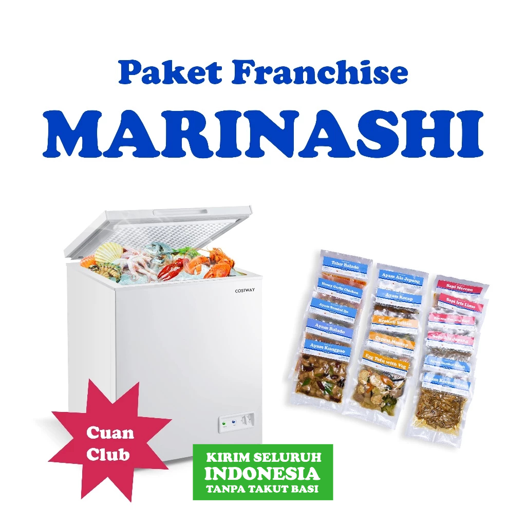 MARINASHI Paket Franchise Makanan Siap Saji Rumahan