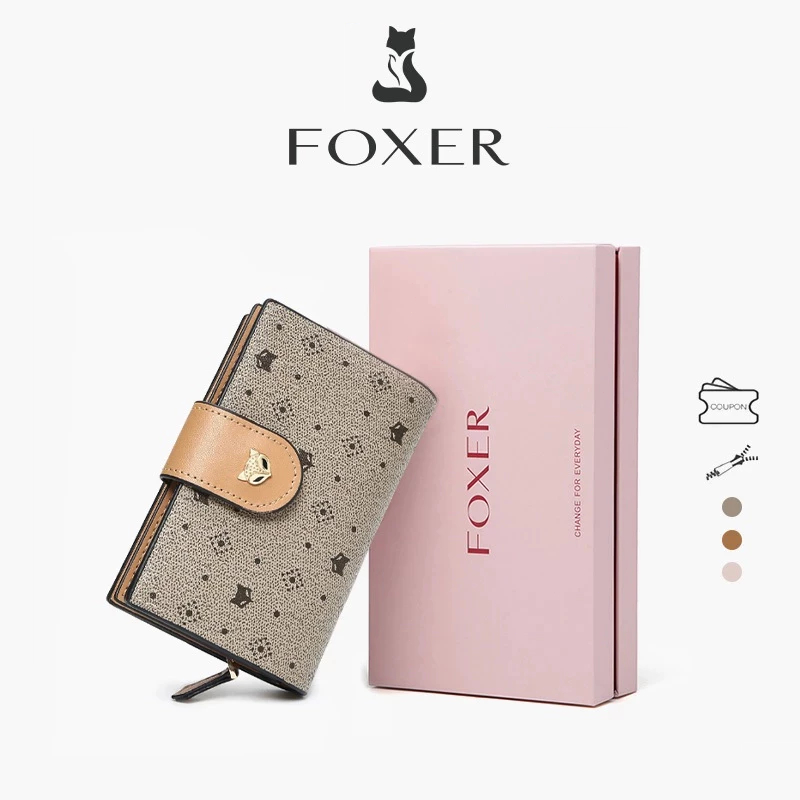 FOXER Dompet Wanita Dompet Anak Perempuan  Card Holder Dompet Koin