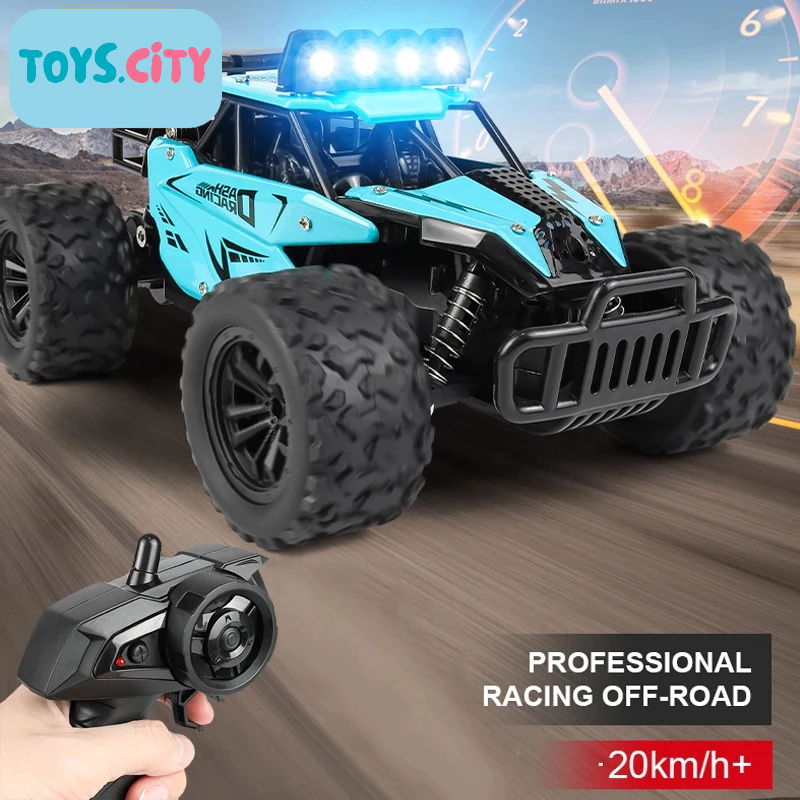 Mainan Mobil Propo RC Mobil Remote Control Full Mobil Offroad dengan Lampu LED Bodi Alloy Frekuensi 