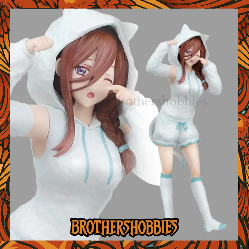 [BIB] Gotoubun Fascinity Figure cat-ear hoodie Nakano Miku Original Japan