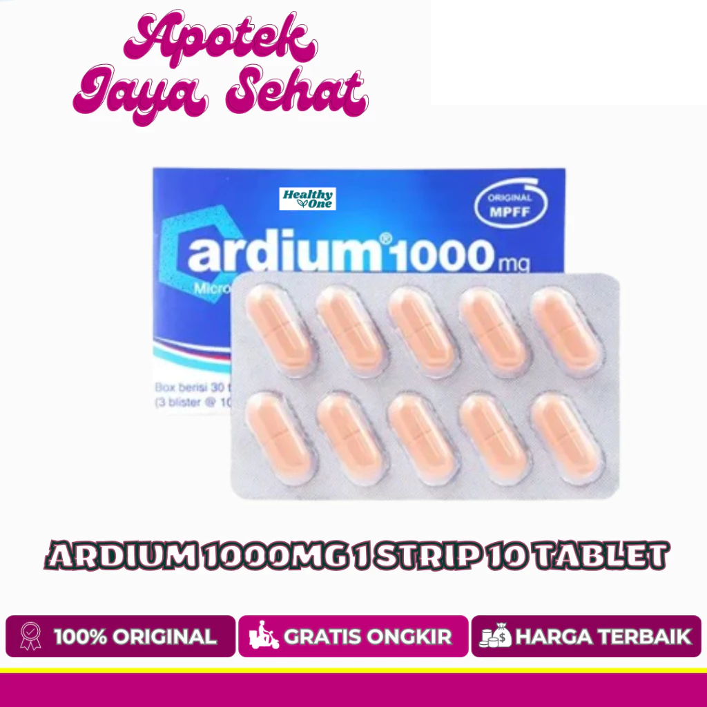ARDIUM 1000MG PER 1 STRIP