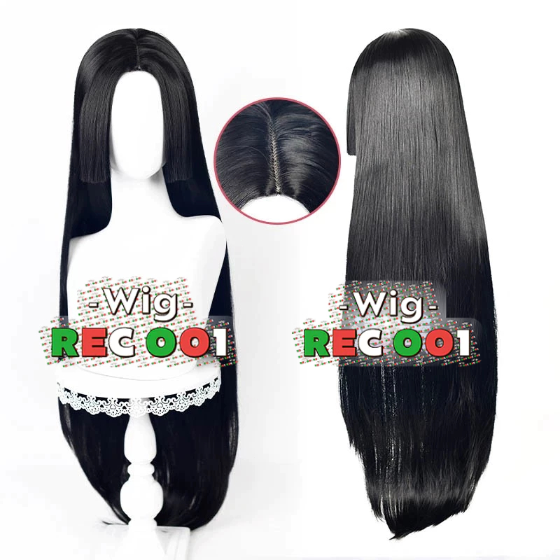 M- 100cm Wig Boa Hancock Cosplay Boa Hancock Wig One Piece Cosplay One Piece Orang Dewasa Anak-Anak 