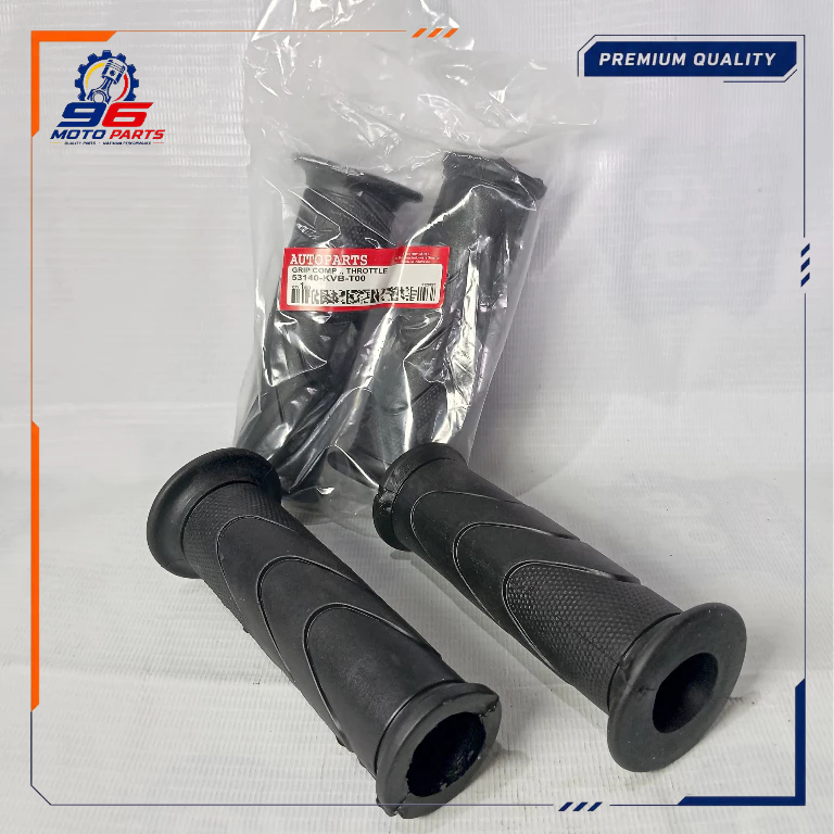 Grip Motor Hand Grip Hangrip Handfat Hitam Model Standart Honda vario kvb Autopart Beat fi Beat old