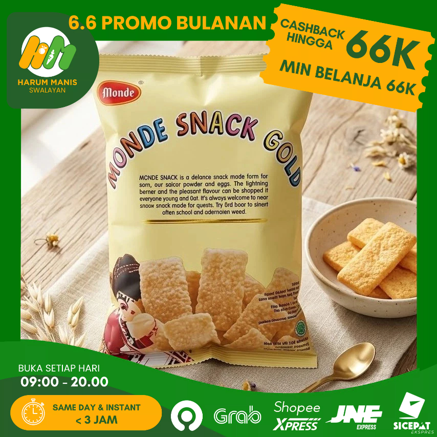 MONDE SERENA SNACK 50 GR / SNACK SERENA MONDE / CEMILAN SNACK MONDE