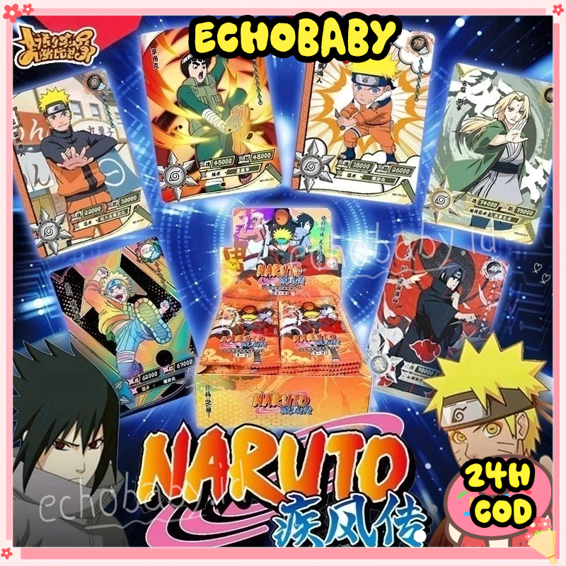 <24H COD>GROSIR Naruto Kayou Tier 2/Tier 3/Tier 5 Original Naruto Trading Cards Game Kartu Langka Mu