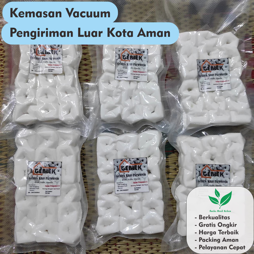 Geblek Pati Mentah 1 Kg Asli Khas Purworejo / Kulon Progo Tanpa pengawet by Dapur Geblek