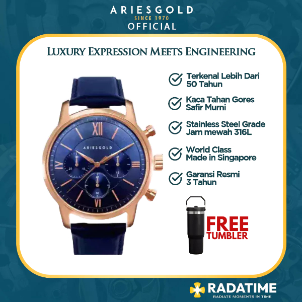 [FREE TUMBLER] Aries Gold Urban Eternal G-1027-RG-BU