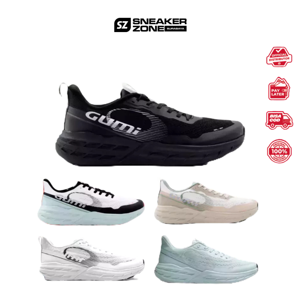 SEPATU RUNNING GUMI MOON WALKER - GUMI - SEPATU RUNNING - SEPATU LARI - DAILY RUN