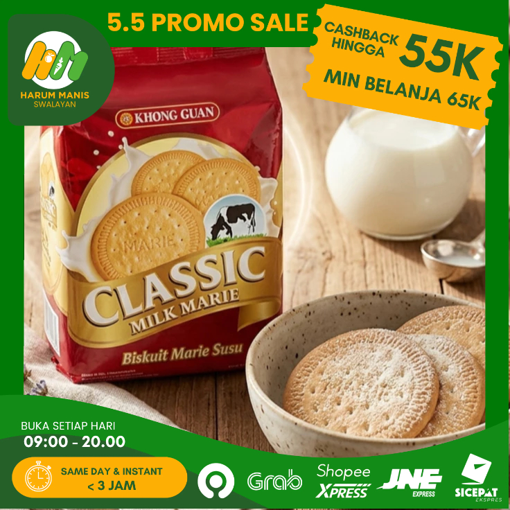 KHONG GUAN CLASSIC MARIE 375GR / BISKUIT KHONG GUAN CLASSIC 375GR / BISKUIT KHONG GUAN MILK MARIE