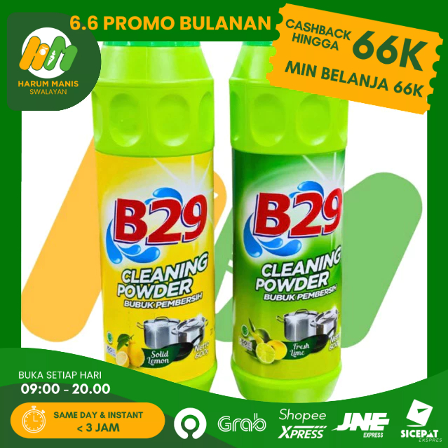 B-29 CLEANING POWDER BUBUK PEMBERSIH 600GR / ABU GOSOK