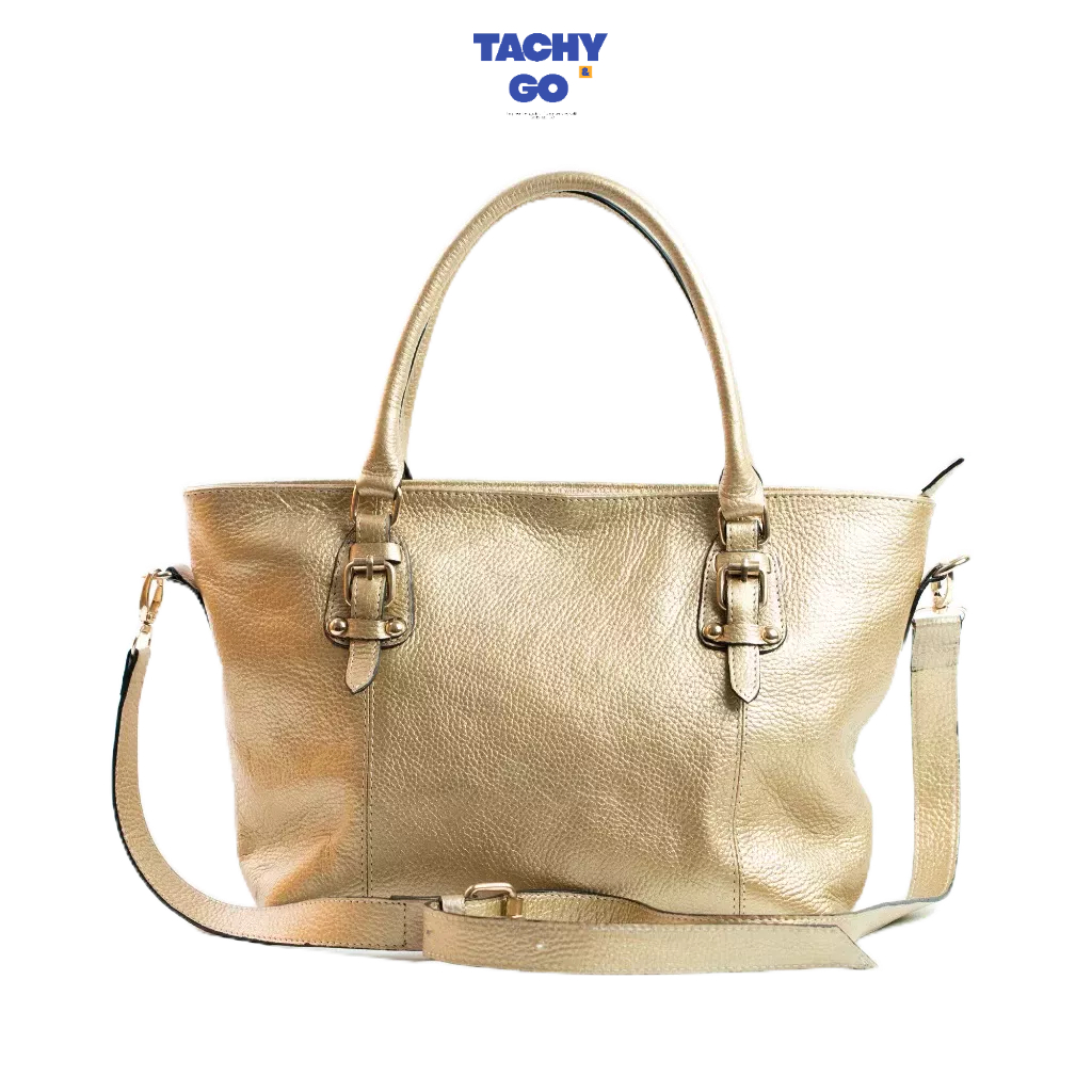 Tas wanita kulit sapi asli - Tas kuli gold