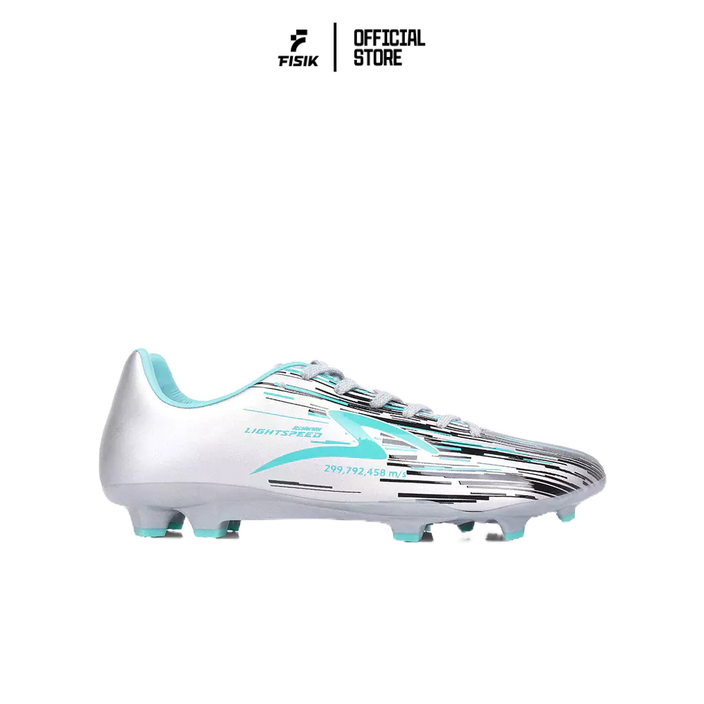 SPECS SEPATU SEPAK BOLA LIGHTSPEED REBORN FG SILVER/BLACK/AQUA SPE1010574