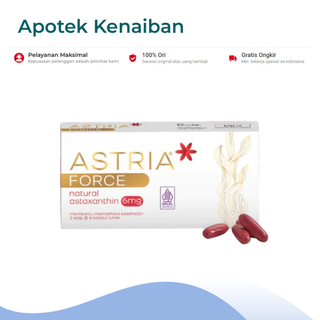 ASTRIA FORCE ASTAXANTHIN 6MG