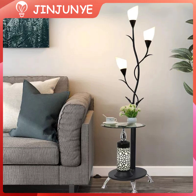 Lampu Lantai Berdiri sama meja Lampu Lantai Ruang Tamu Sofa Sisi Lampu Hias Eropa Kreatif Kamar Tidu