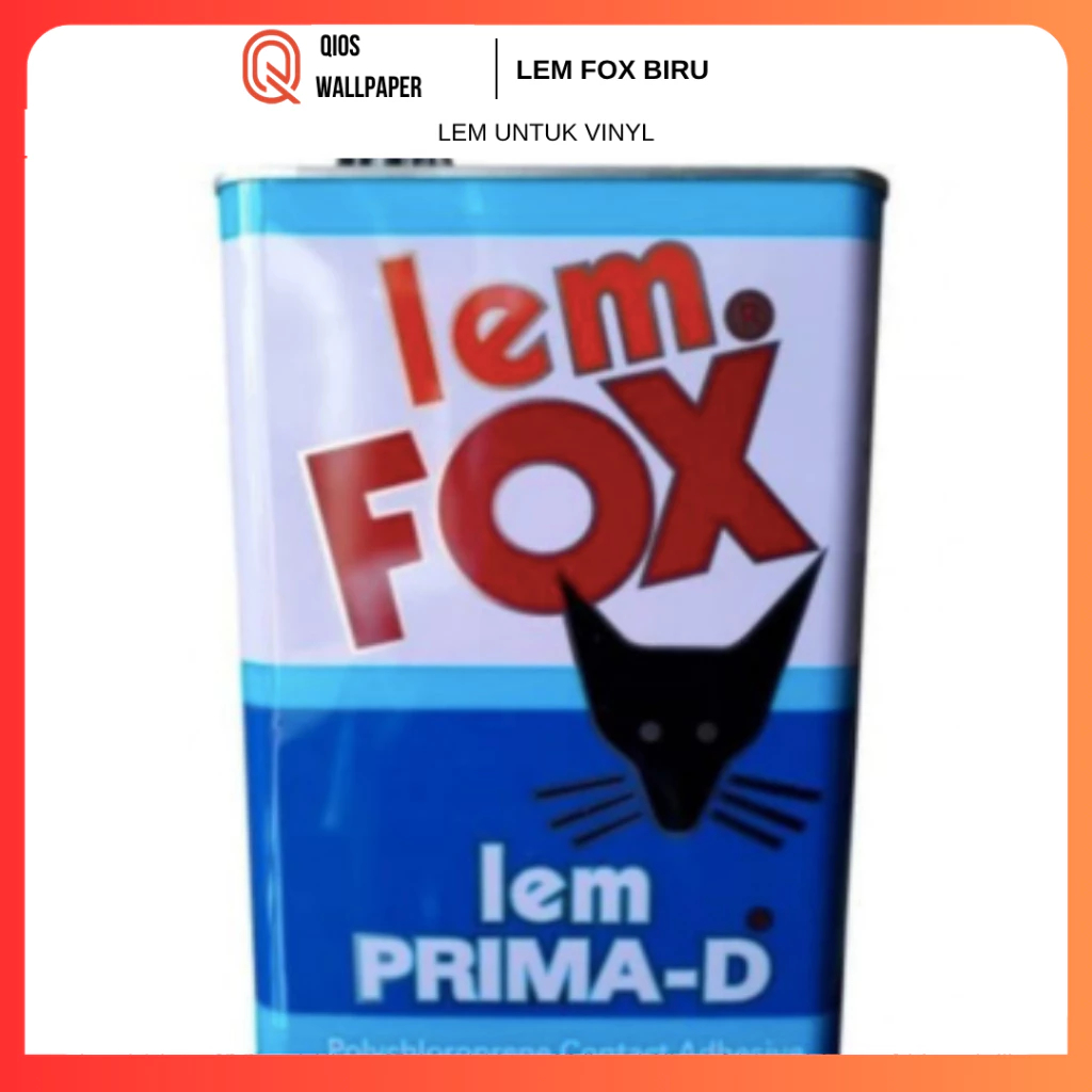 Lem Kuning Fox Galon Biru  2.5kg (Galon)