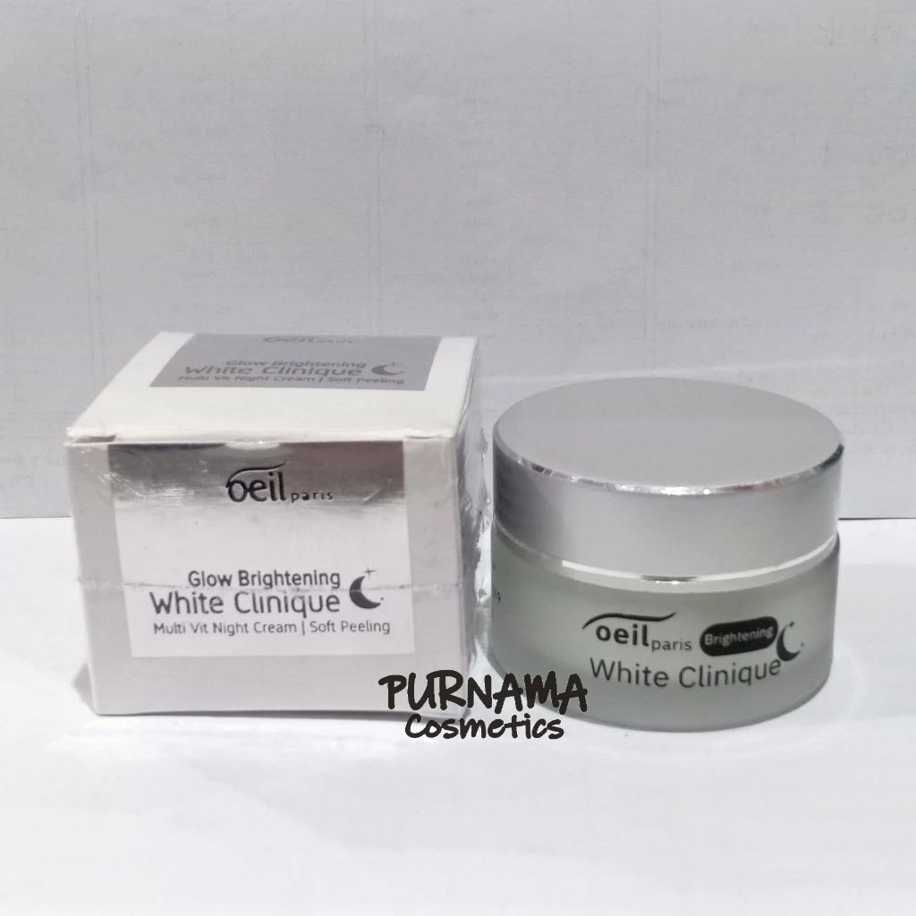 TRISIA OEIL PARIS WHITE CLINIQUE NIGHT CREAM 20g