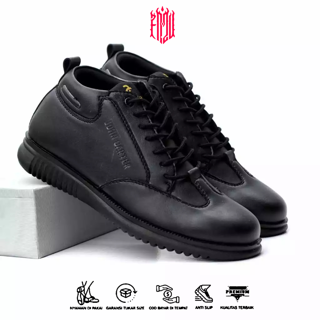 Sepatu Pria Pantofel Casual Hitam