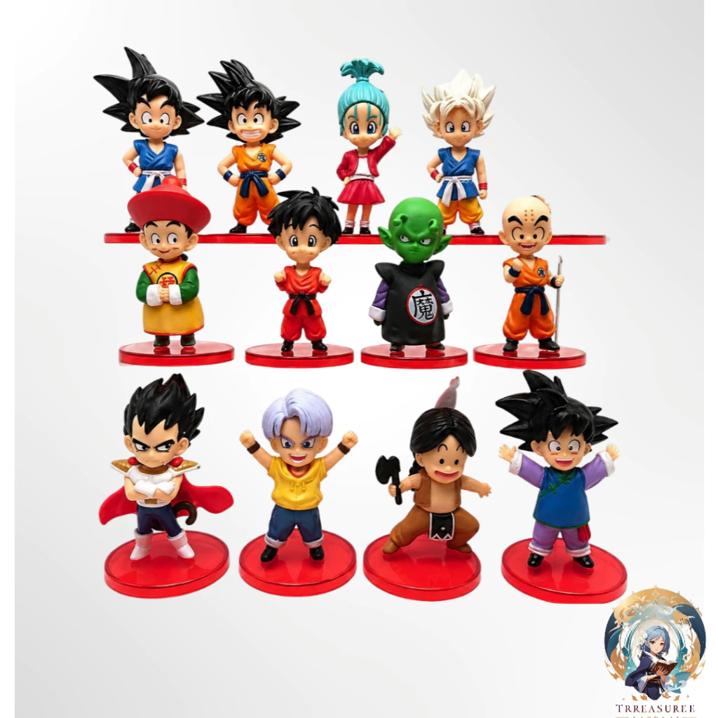 Action Figure Dragonball Kecil - TB - Mini Chibi Mainan Action Figur Dragon Ball Goku Gohan Bezita T