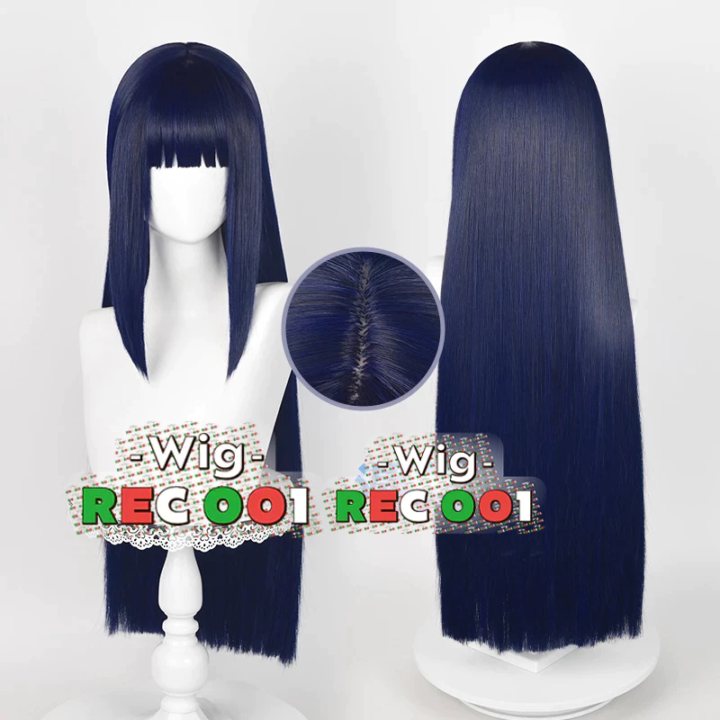 M Wig Hinata Hyuga Cosplay Naruto 80cm Orang Dewasa/Anak-Anak Dapat Menggunakannya
