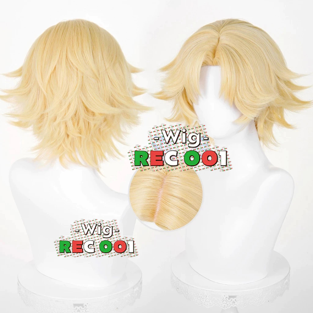 M 30cm Wig Prospector Norton Campbell Cosplay Identity V Orang Dewasa/Anak-Anak Dapat Menggunakannya