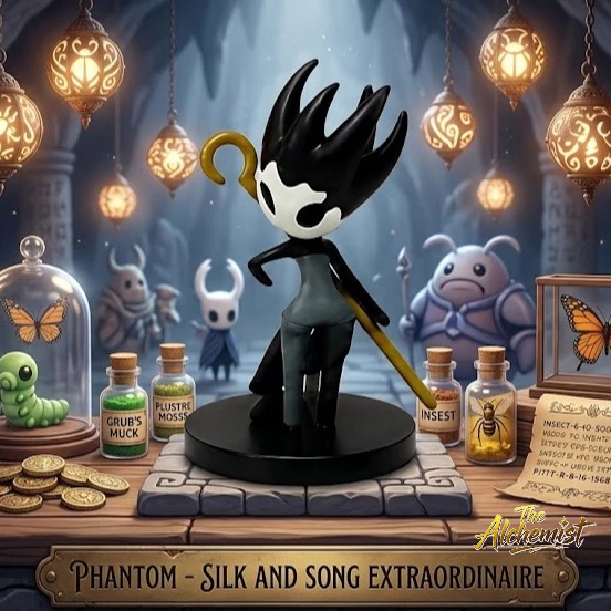 Action Figure Hollow Knight Silk Song Phantom - TA - Mainan Action Figur Phantom - The Alchemist