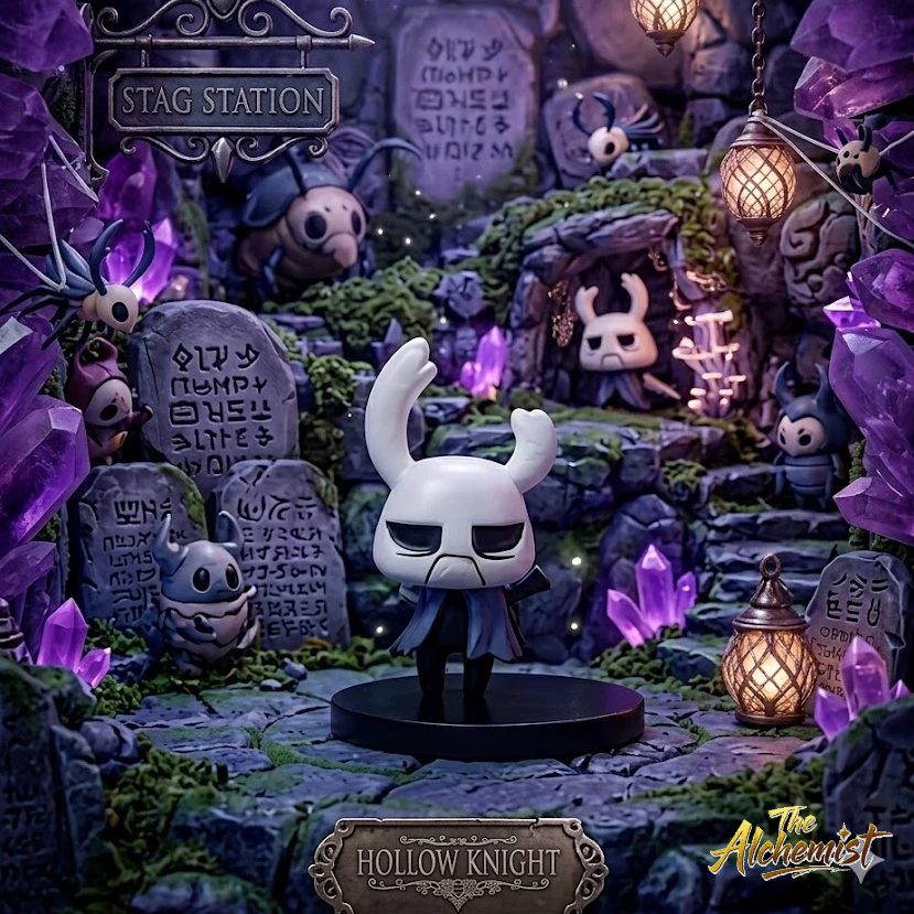 Action Figure Hollow Knight Silk Song  Zote - TA - Mainan Action Figur Zote - The Alchemist