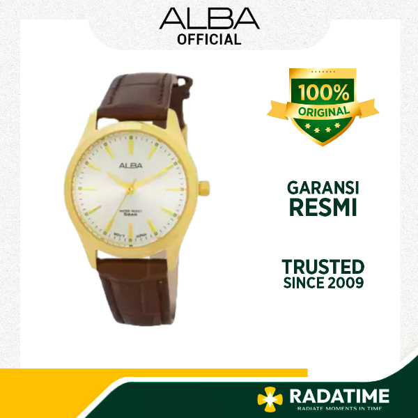 Jam Tangan Pria Alba Original Gold Garansi ARX124 X1