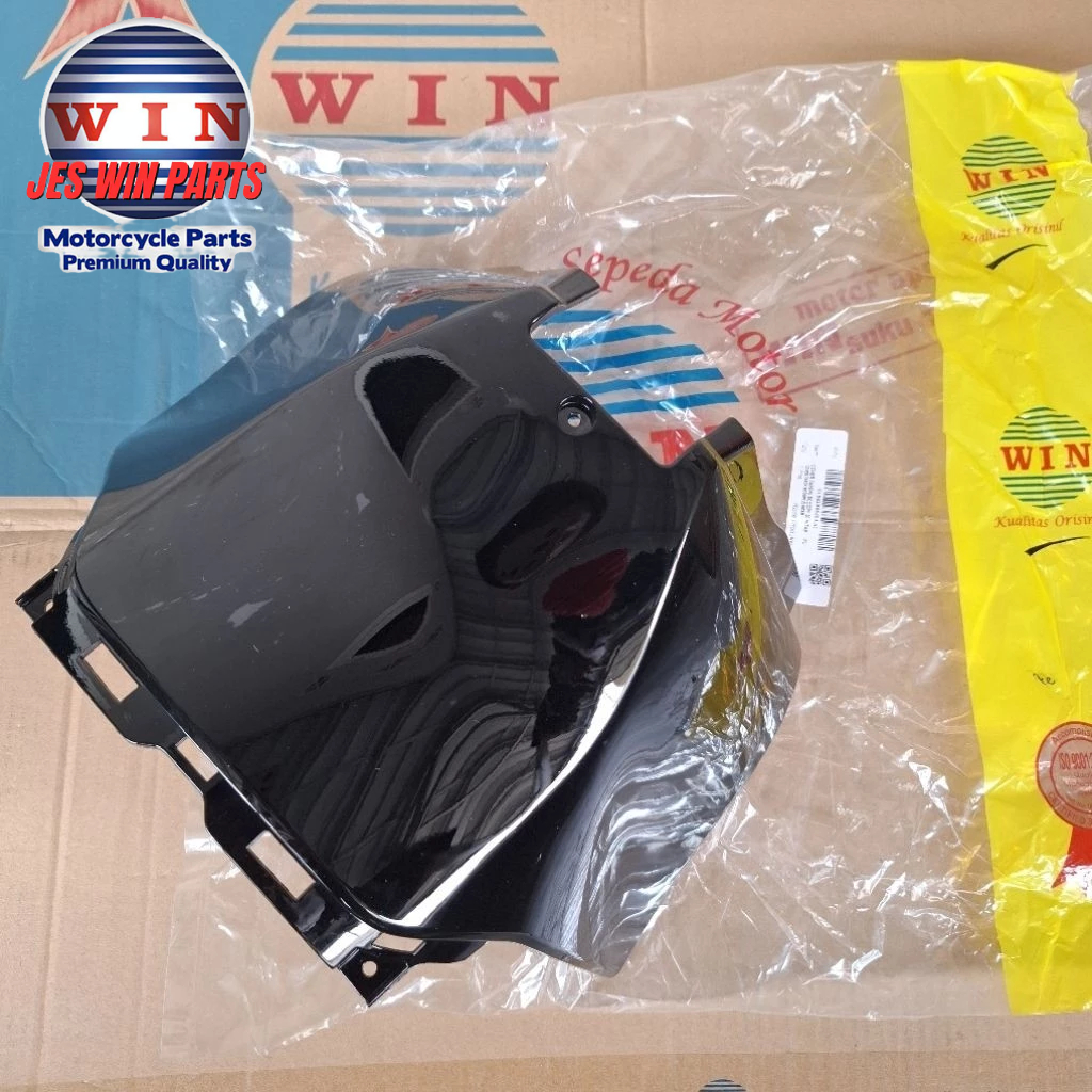 Cover Tangki Scoopy 2020 HITAM 2021 2022 2023 2024 Original WIN - COVER MESIN BAWAH JOK DEPAN