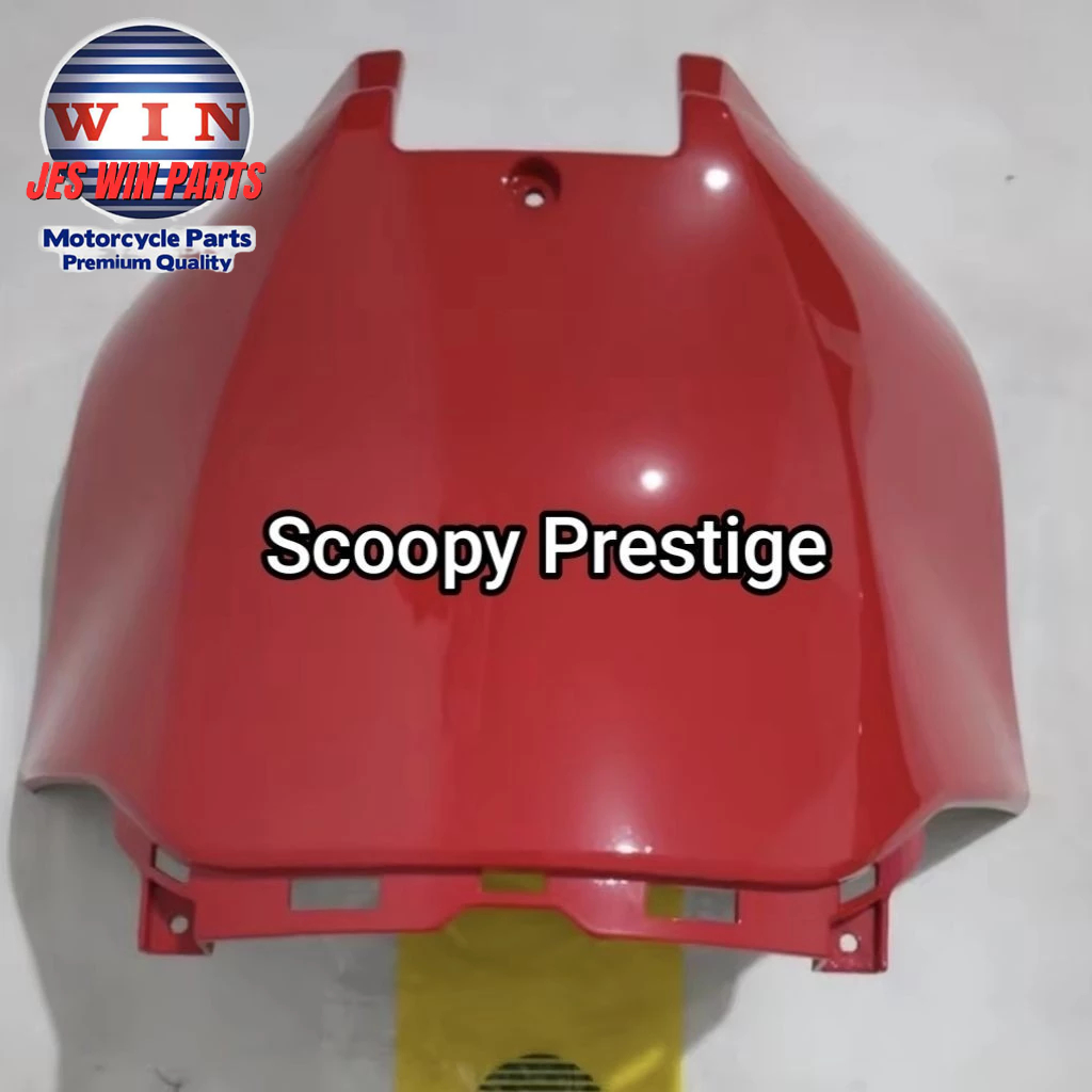 Cover Tangki Scoopy 2020 MERAH 2021 2022 2023 Original WIN - COVER MESIN BAWAH JOK DEPAN