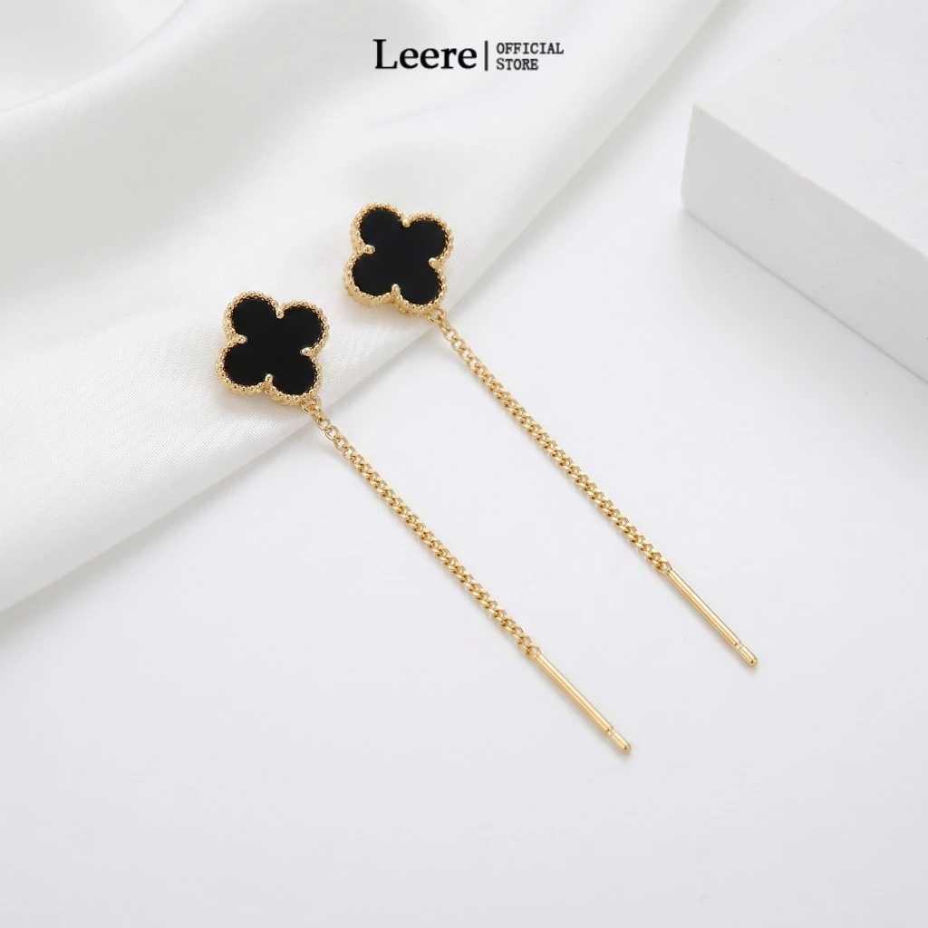 COD Anting wanita AntingTitnium Anting semanggi Anting clover liontin semanggi empat daun Anting pan