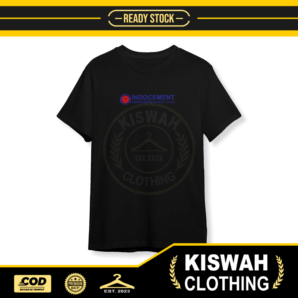 Kaos Tshirt Indocement Semen Tiga Roda Baju Perusahaan