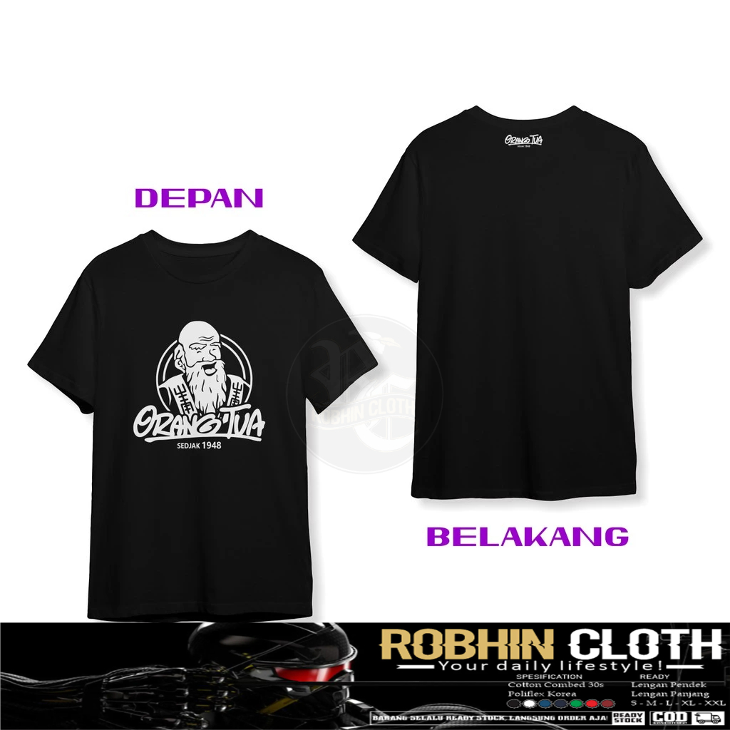 Kaos Baju CAP ORANG TUA ANGGUR MERAH DB Kaos Distro