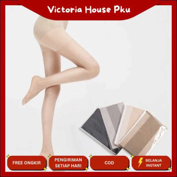 VHP - Celana Stocking Sexy Transparan Tipis Legging Lingerie Tipis Pantyhose Dewasa