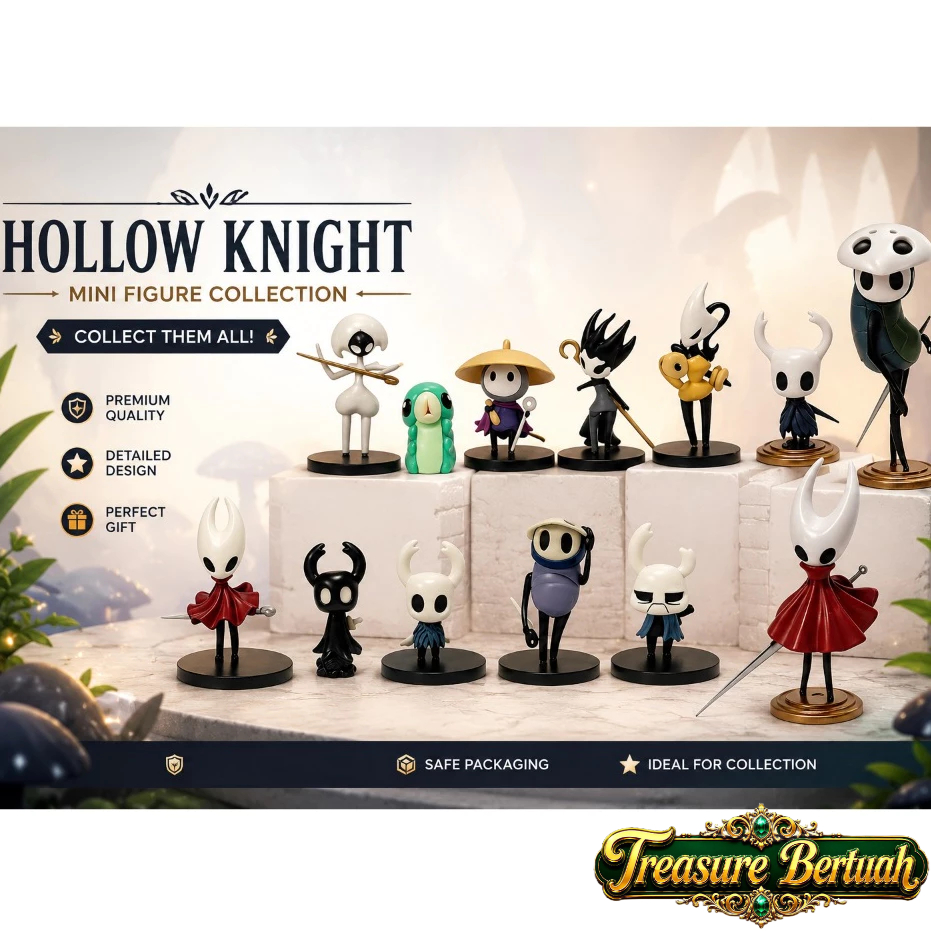 Action Figure Hollow Knight Silk Song - TB - Mainan Action Figur Silksong - Treasure Bertuah