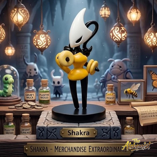 Action Figure Hollow Knight Silk Song Shakra - TA - Mainan Action Figur Shakra - The Alchemist