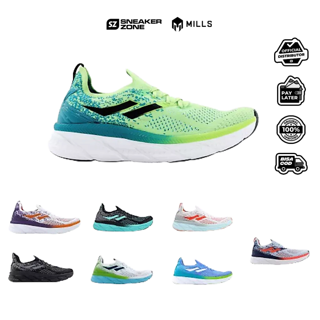 SEPATU SPORT MILLS ENERMAX NANOKNIT - SEPATU MILLS - SEPATU OLAHRAGA