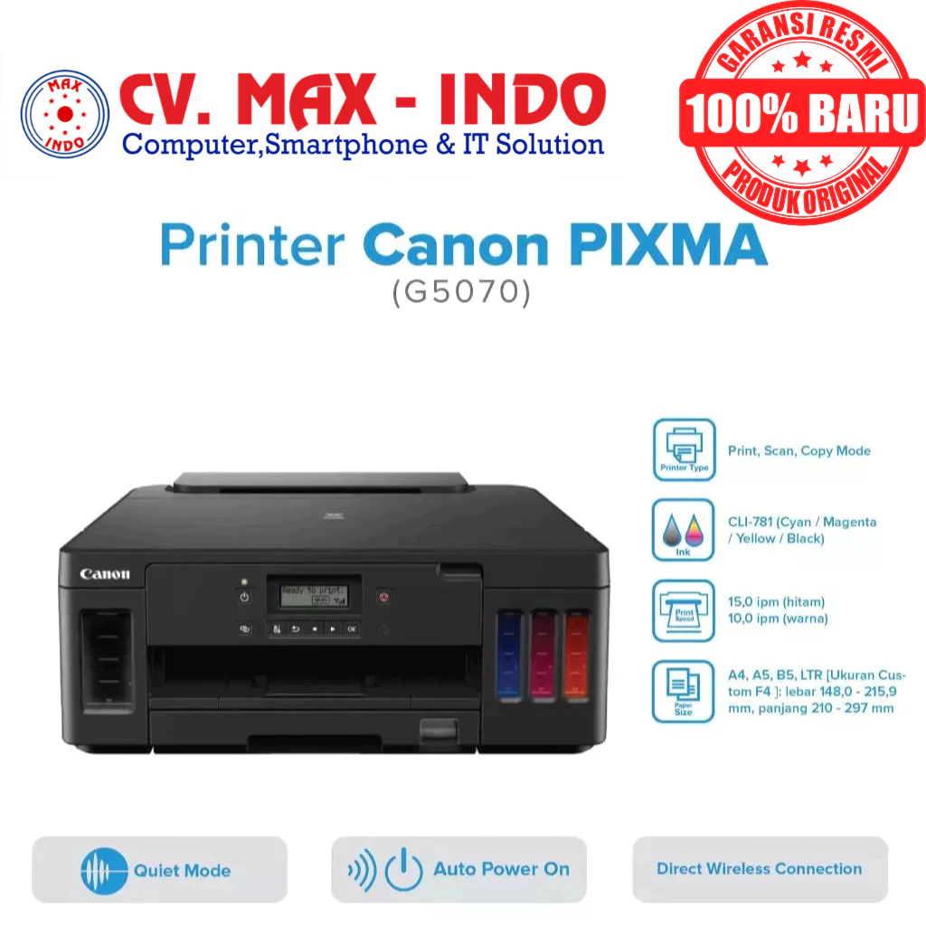 CANON PRINTER G5070 + INFUS