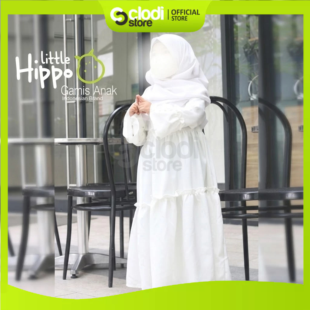 Gamis Anak Perempuan Little Hippo Premium - Gamis Little Hippo Premium