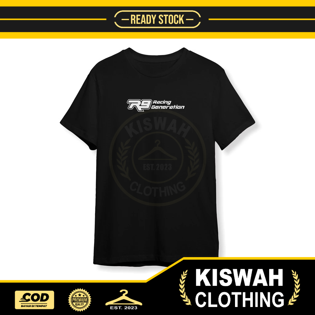 Kaos Tshirt R9 Racing Generation Baju Otomotif