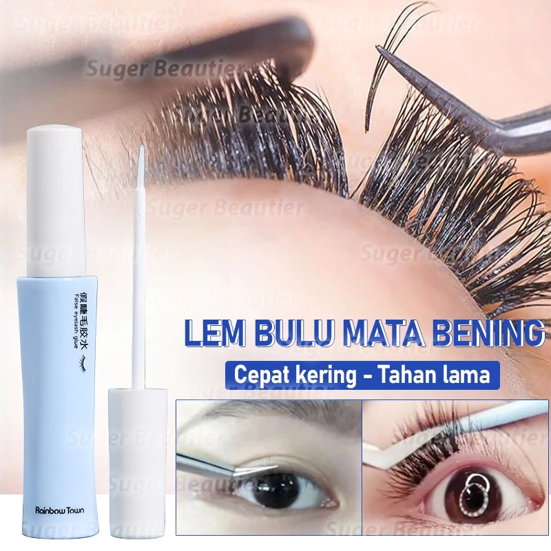 Lem Bulu Mata Bening Lem Extention Bulu Mata 5ml Lem Bulu Mata Palsu Tanam Tahan Lama Tidak Perih Ey