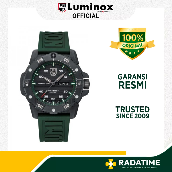 Jam Tangan Pria Luminox L-3877 Master Carbon Seal Automatic Military Dive Watch 100% Original