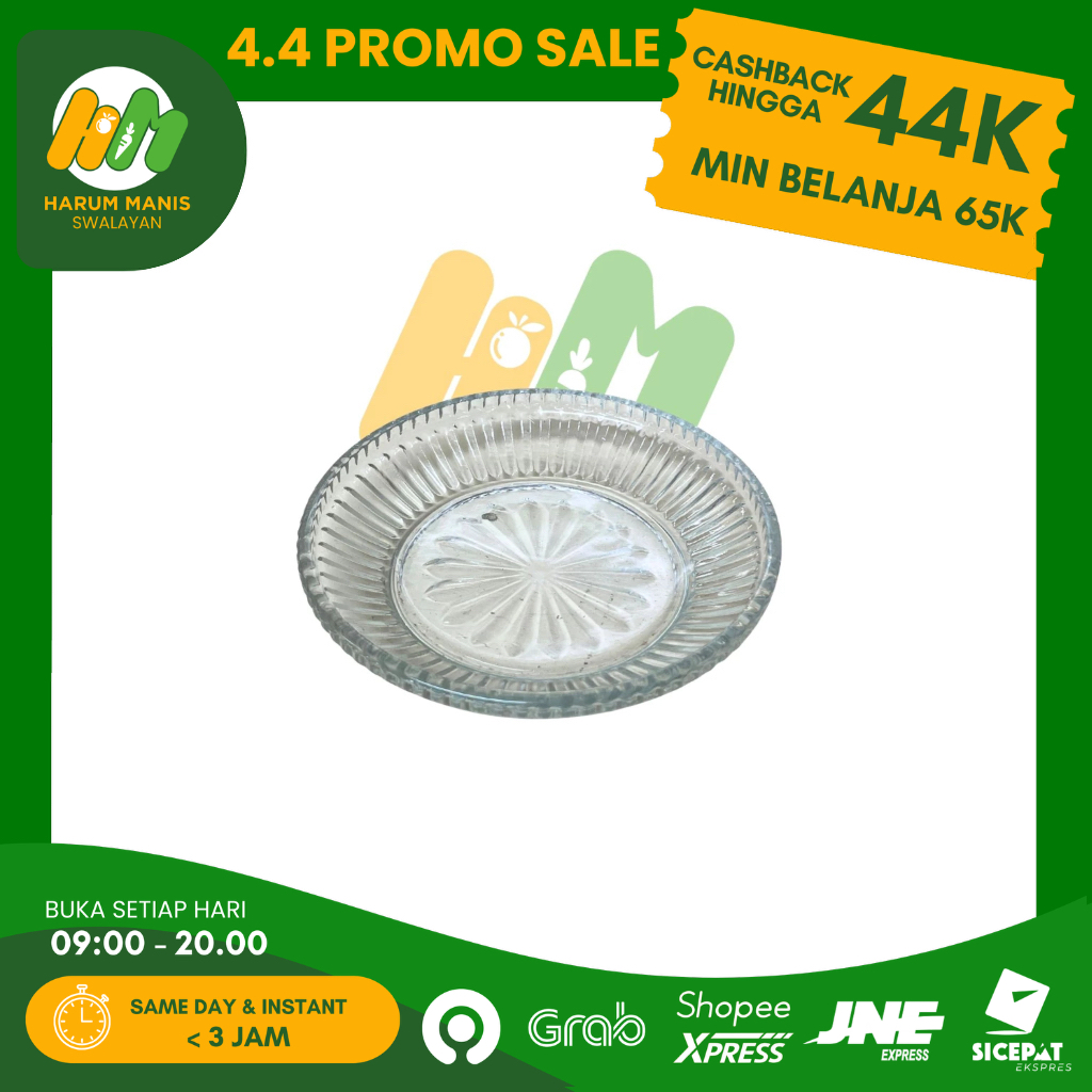 PISIN TATAKAN GELAS PLASTIK TPH-4.5 S / PIRING KECIL SERBAGUNA