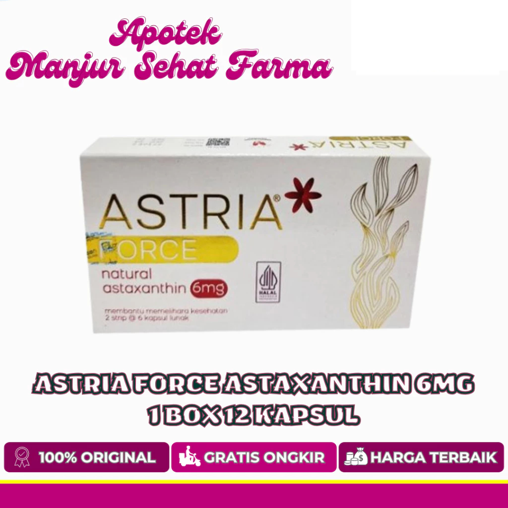 ASTRIA FORCE ASTAXANTHIN 6MG