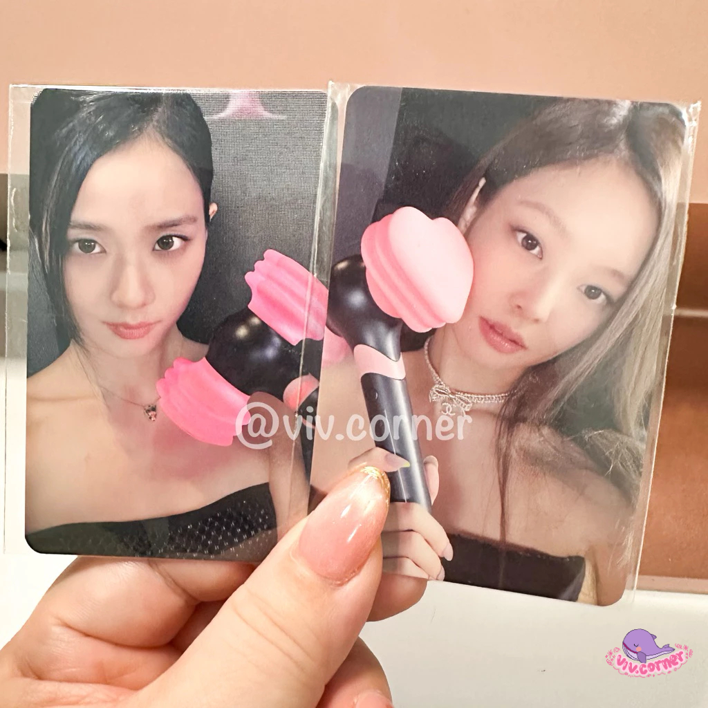 LS Blackpink BP Official PC POB Weverse - Jennie, Jisoo - Sealed - Official PC Photocard Photo Card 