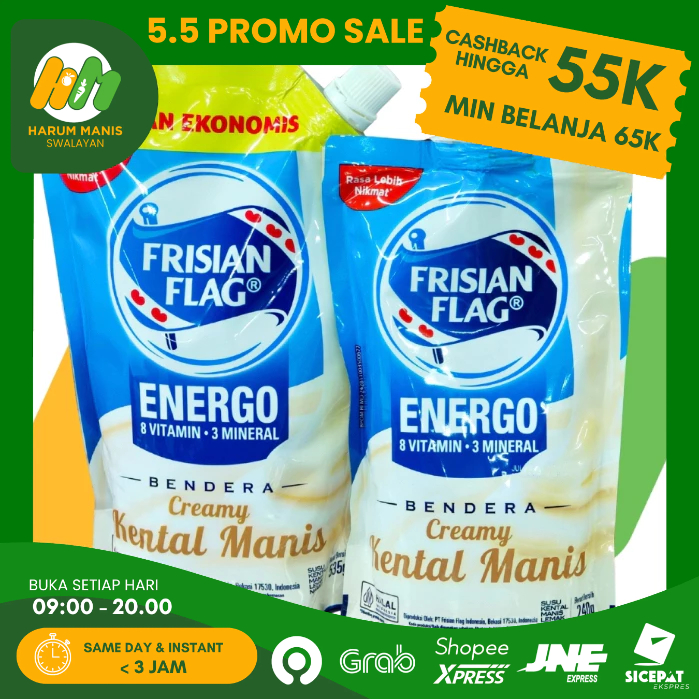 SUSU KENTAL MANIS FRISIAN FLAG POUCH / SUSU KENTAL MANIS COKELAT FRISIAN FLAG
