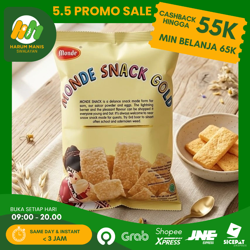 MONDE SERENA SNACK 50 GR / SNACK SERENA MONDE / CEMILAN SNACK MONDE